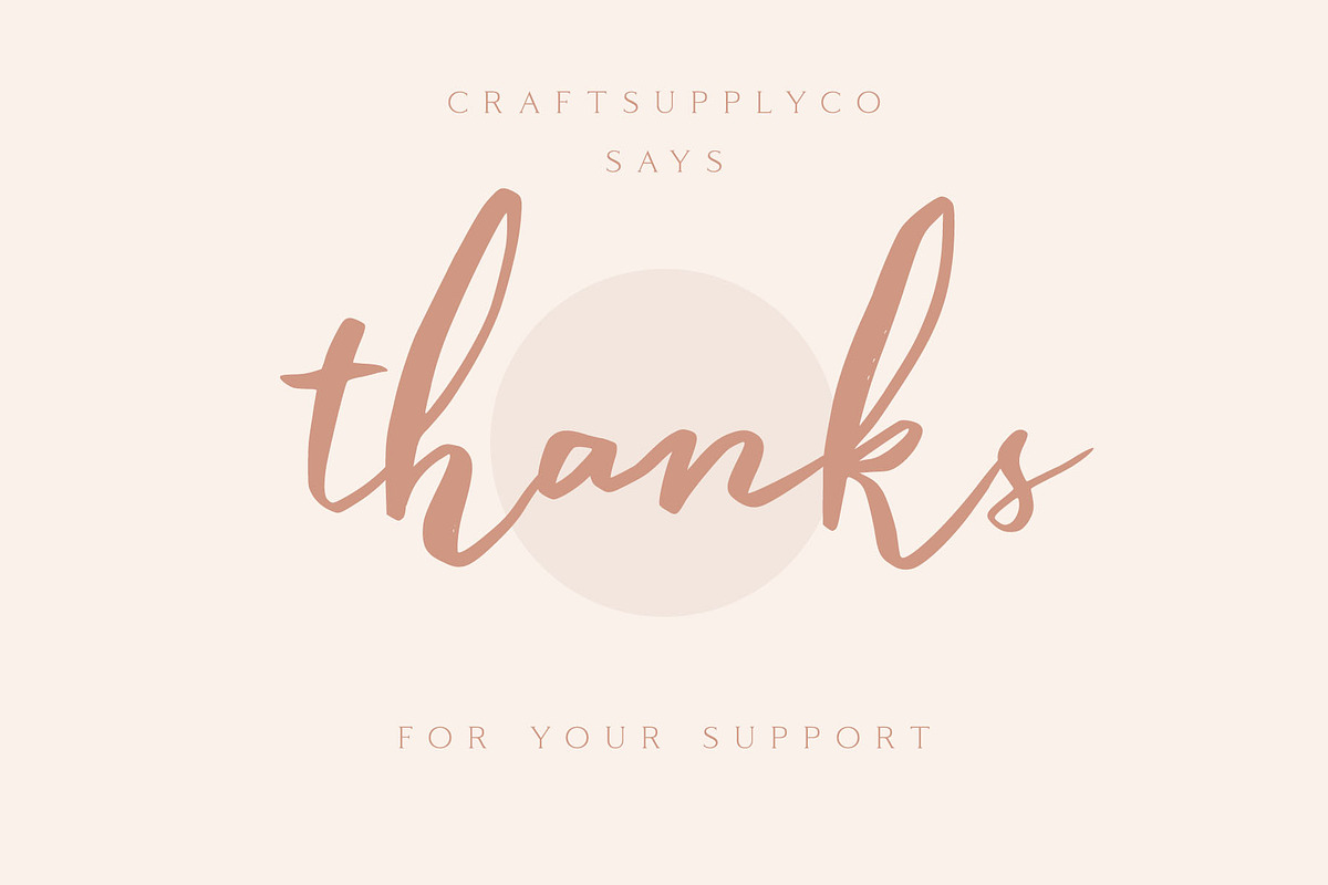 Lovya - Natural Handwritten Script, a Script Font by Craft Supply Co. (Photo 9 of 10)