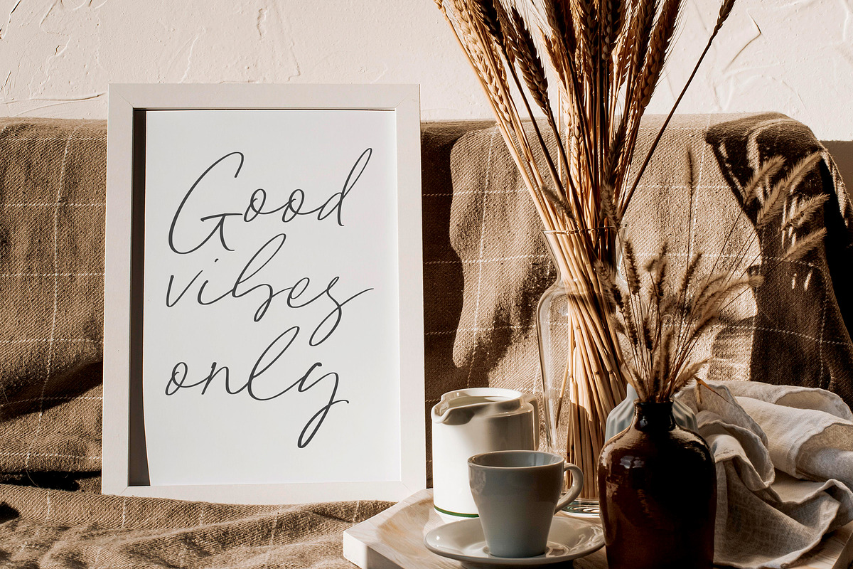 Rustic Buffet Font, a Script Font by Timurtype (Photo 2 of 7)