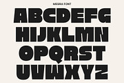 Megra | Modern Heavy Sans Serif Font, a Sans Serif Font by Typoraith Co (Thumbnail 4 of 11)