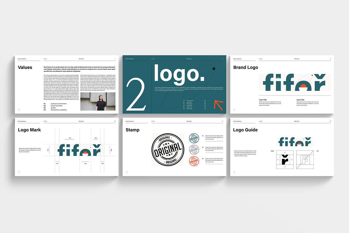 Brand Identity Guidelines Template, a Presentation Template by TemplatesForest (Photo 3 of 8)