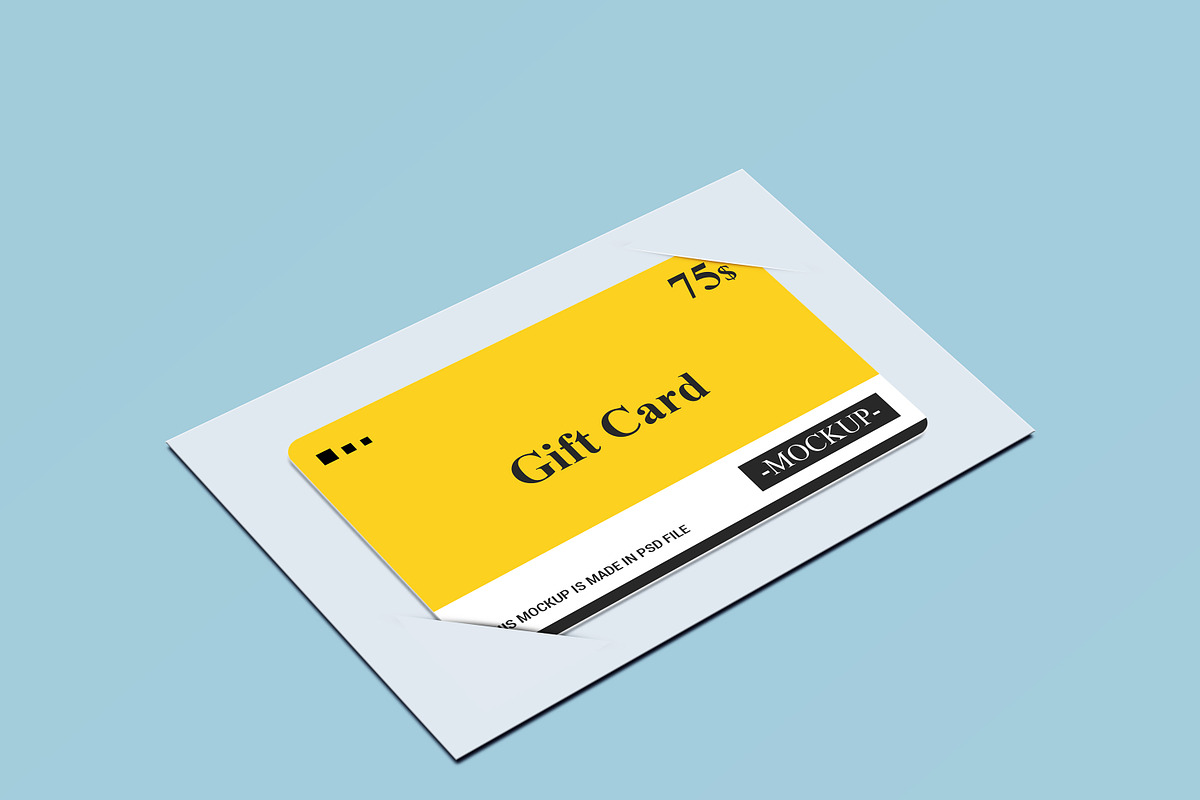Gift Card Mockup Design, a Print Template by alimran24 (Photo 20 of 33)