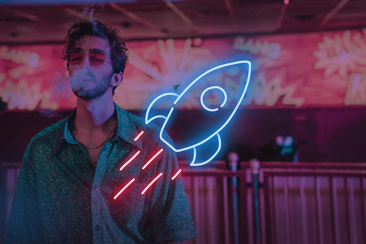 Neon Icons, an Outline Icon by Pixflow (Photo 3 of 6)