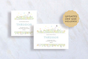 Cute Baby Shower Invitation Card, an Invitation Template by stockhype (Thumbnail 1 of 2)