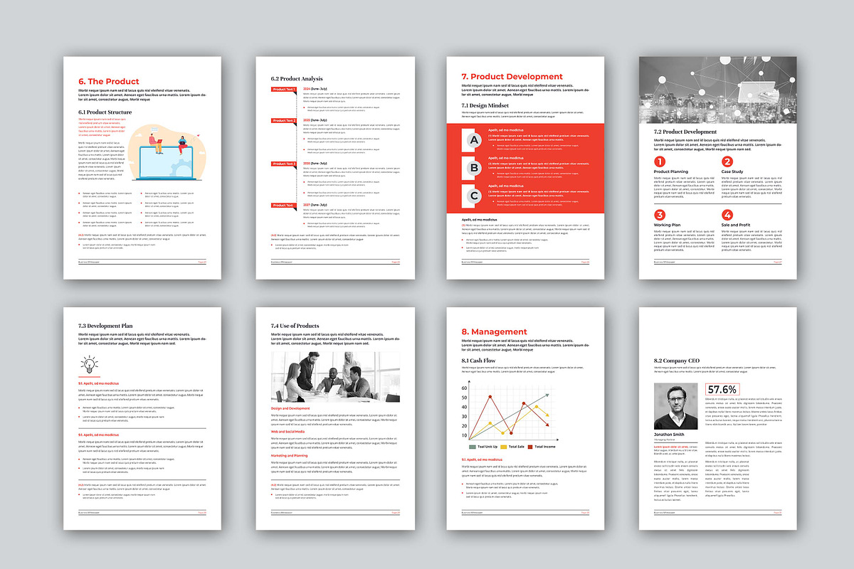 White Paper 42 Pages, a Brochure Template by obayes (Photo 9 of 28)