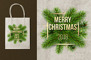 Set for Merry Christmas cards., a Decorative Illustration by belander (Thumbnail 8 of 10)