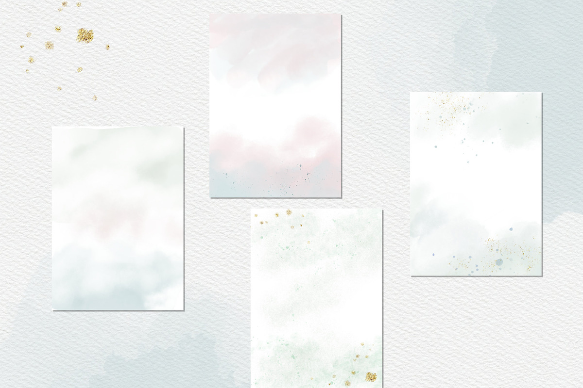 Ijo Biru Greenery Set Watercolor, an Illustration by dekkagraph (Photo 10 of 12)