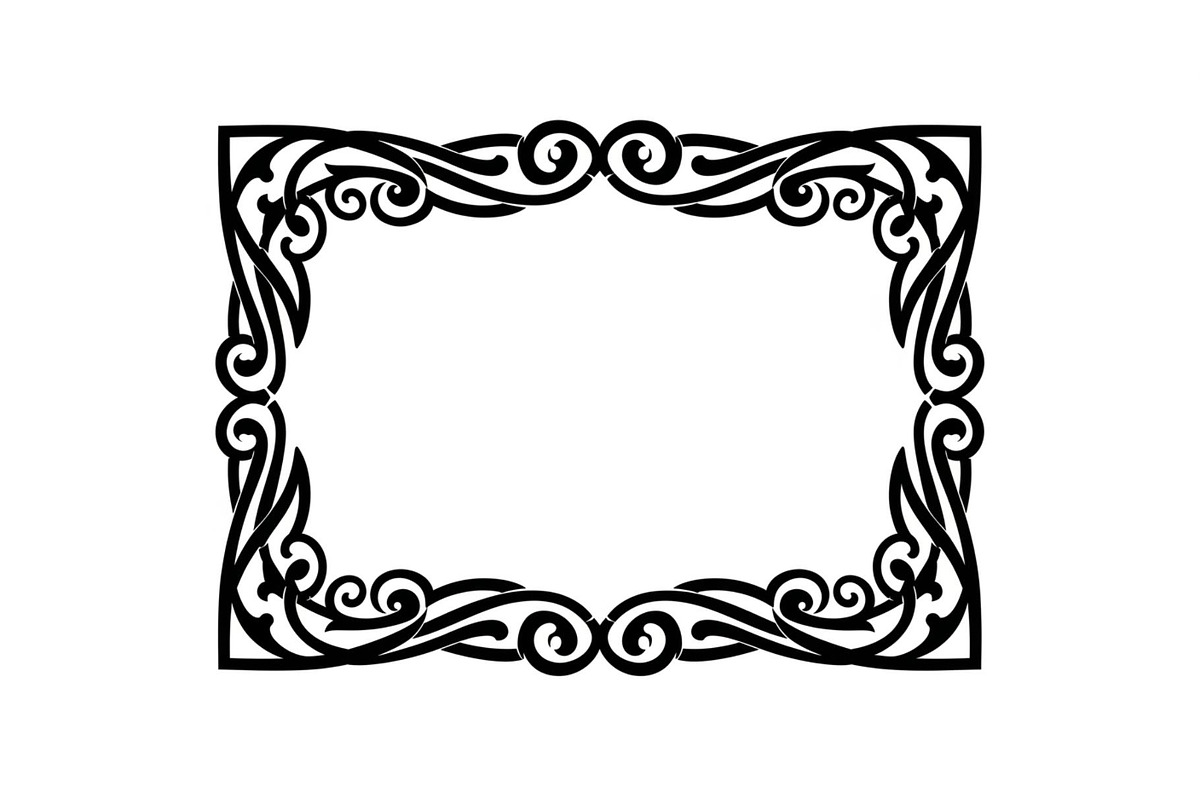 Vintage Scroll Corner Frame Bundle, an Illustration by Gfx_Store (Photo 44 of 48)