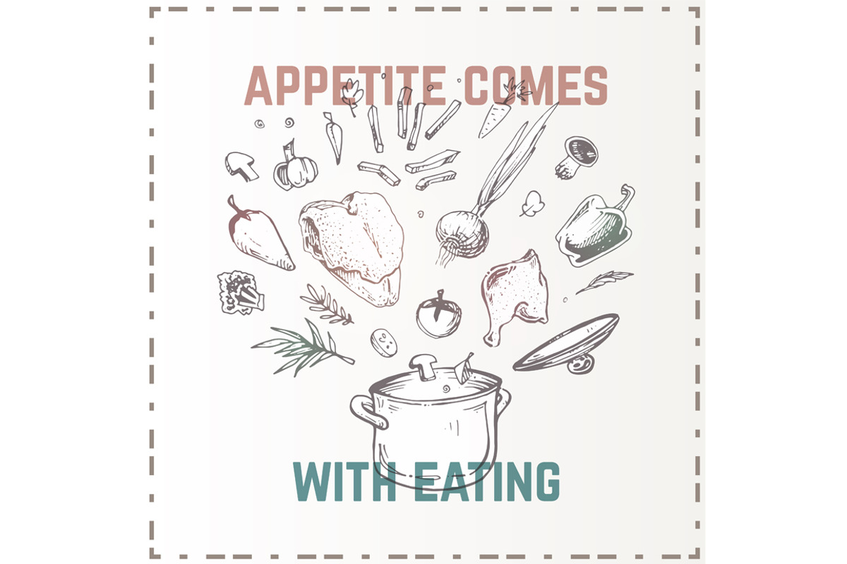 Hand-drawn Cooking and Food Icons, a Decorative Illustration by Margo Miller (Photo 45 of 48)