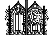 Luxury Ornamental Gate Bundle, a Decorative Illustration by Creativeshirt (Thumbnail 2 of 13)