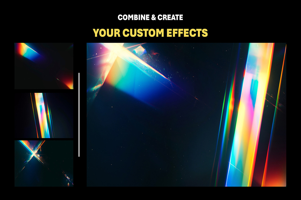 150+ Crystal Light Leaks Overlays, an Object Graphic by Mikel Blazgad (Photo 7 of 11)