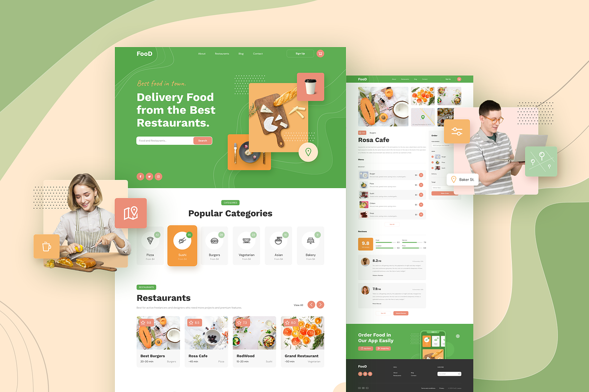 FIVE - Responsive Templates, a Landing Page Template by laaqiq (Photo 13 of 18)