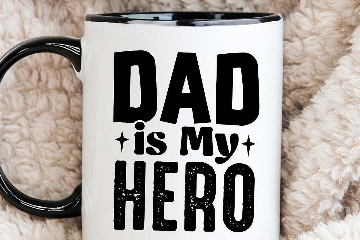 DAD is My HERO T shirt Design, a Graphic by crative8112 (Photo 2 of 3)