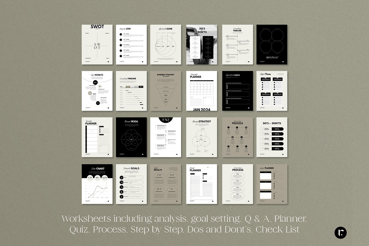 Minimal Ebook Template Canva, a Magazine Template by Row Creative (Photo 9 of 9)