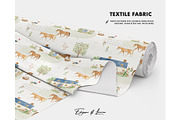 Cottagecore Horse Rancho pattern, a Pattern Graphic by Milatoo (Thumbnail 4 of 4)