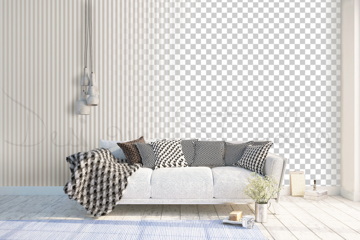 interior PSD, living room photo, a Print Template by HisariDS Mockup Design (Photo 3 of 4)