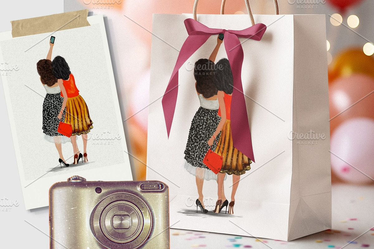 Watercolor People Illustrations, a Person Illustration by faeDesign (Photo 3 of 5)