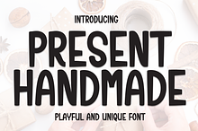 Present Handmade | Script Font