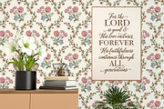 Seamless Set Flowers Clover Pattern, a Pattern Graphic by Vintage (Thumbnail 10 of 13)