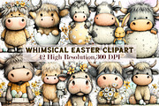 Whimsical Easter Clipart Png Bundle, an Illustration by Sublimation Artist (Thumbnail 1 of 7)