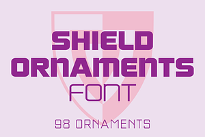 Shield Ornaments Font