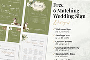 Vintage Green Wedding Website, a Landing Page Template by Everyday Perfection (Thumbnail 9 of 13)