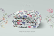 Jali Florals, Painted Watercolours!, a Pattern Graphic by Pink Linen (Thumbnail 6 of 9)