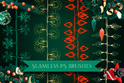 Christmas Garlands PS Brushes, a Brush Add-On by Fluffy Unicorn (Thumbnail 2 of 9)