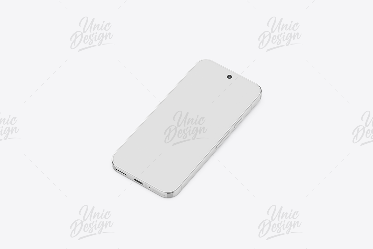 Google Pixel 9 Pro XL Phone Mockup, an Android Mockup by UnicDesign (Photo 10 of 21)