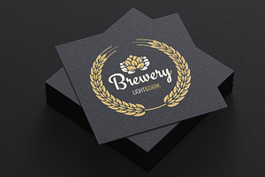 Beer Label Vintage Design Background