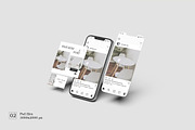 Instagram Post Mockup, an iPhone Mockup by YurnalisPerix (Thumbnail 1 of 3)