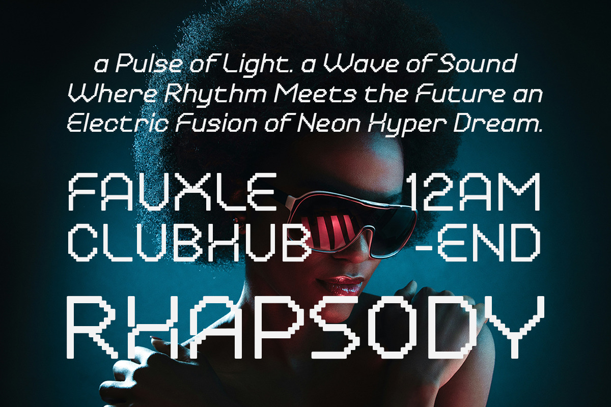 Pixelinx - Futuristic Display Pixel, a Sans Serif Font by Shakira Studio (Photo 5 of 10)