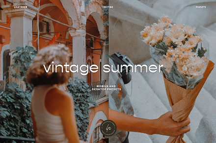 12 Vintage summer lightroom presets