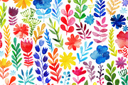 Watercolor flowers collection, a Decorative Illustration by Markovka (Thumbnail 3 of 4)