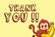 The Monkey, a Handwritten Font by Fourteen Letter (Thumbnail 7 of 7)