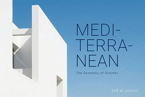 MEDITERRANEAN: Geometry of Summer AI, an Architecture Photo by lokfrid