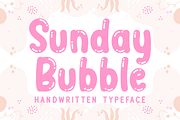 Sunday Bubble, a Font by Creative Keelik (Thumbnail 1 of 6)