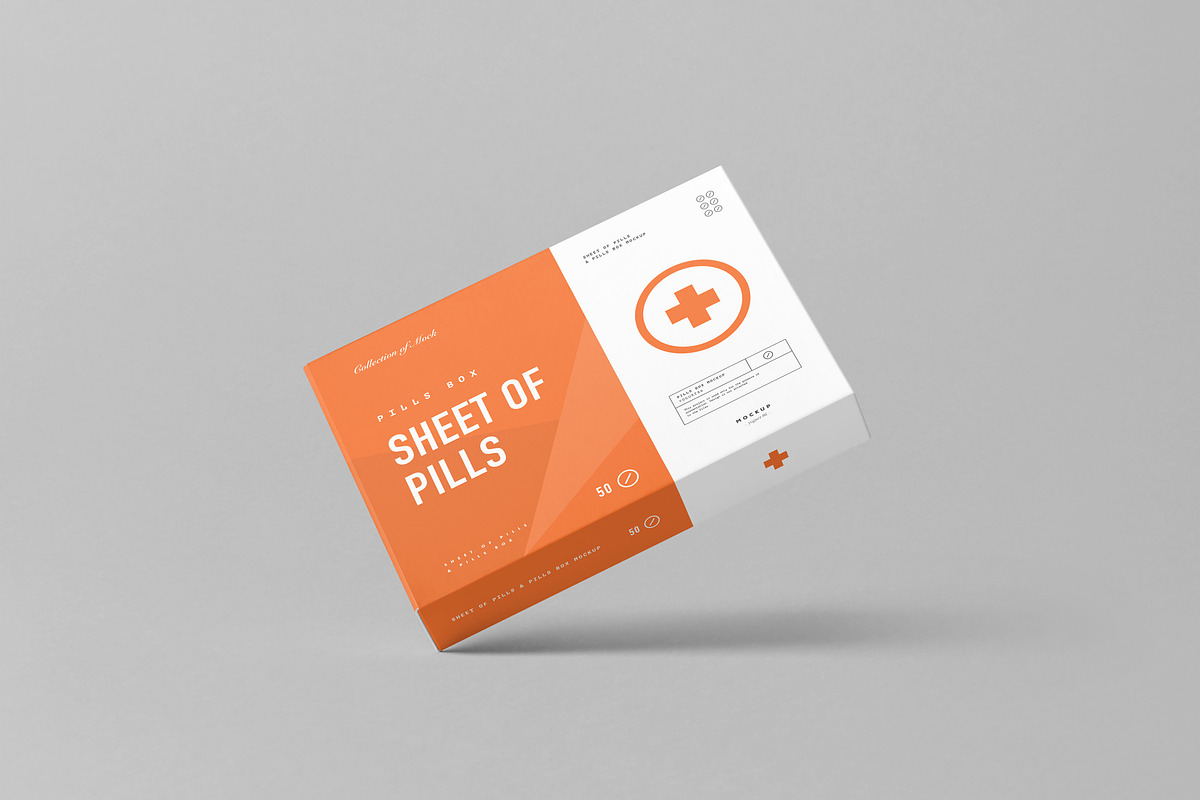 Pills Box Mock-up 2, a Packaging Mockup by Yogurt86 (Photo 6 of 9)