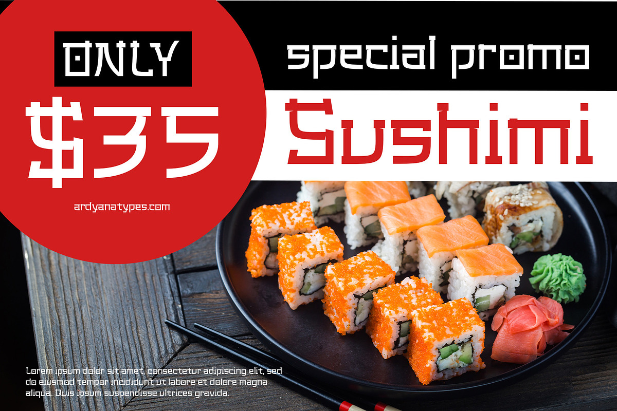 Hirosaki - Japanese Typeface, a Sans Serif Font by Ardyanatypes (Photo 6 of 9)