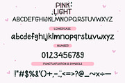 Pink Light Font, a Handwritten Font by MyFontsShop (Thumbnail 5 of 6)