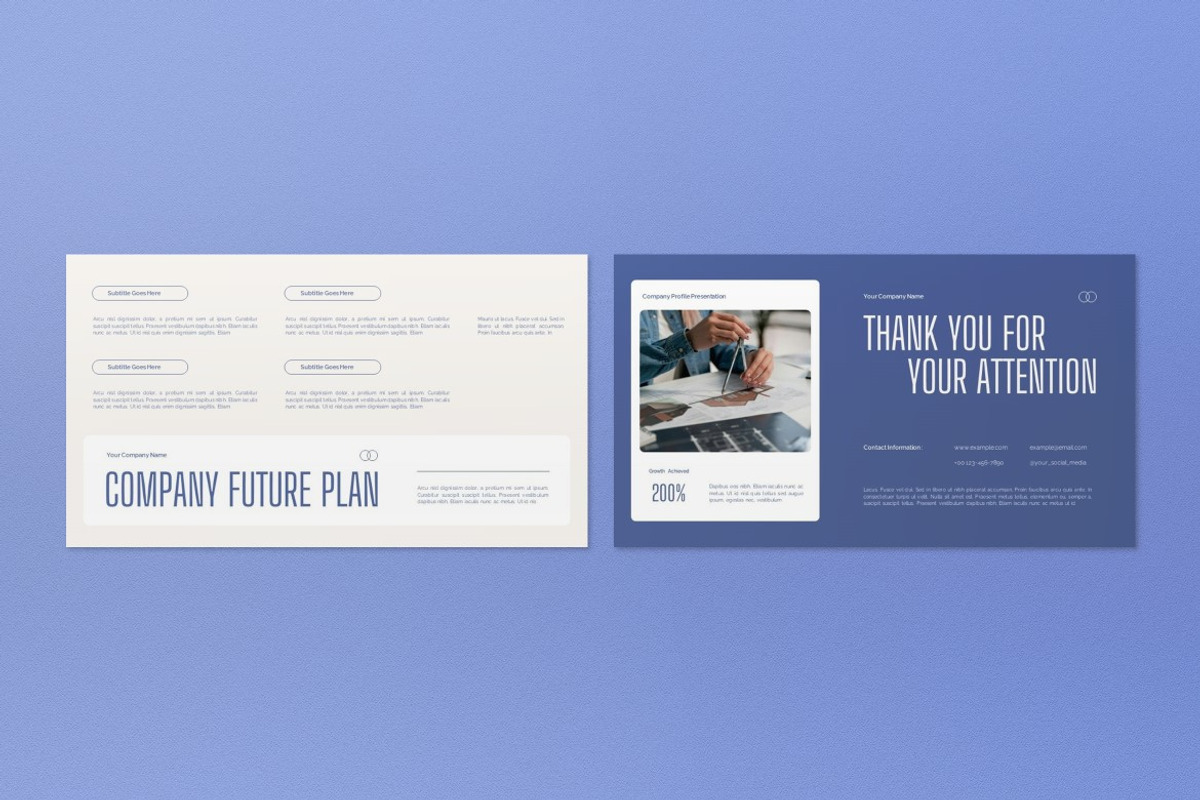 Company Profile Google Slide, a Presentation Template by graphicook (Photo 4 of 4)