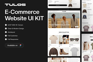 Tulos - E-Commerce Website UI KIT