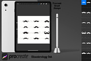 Hipster Moustaches Set 1 Procreate, a Brush Add-On by Disasterology Ink (Thumbnail 2 of 10)