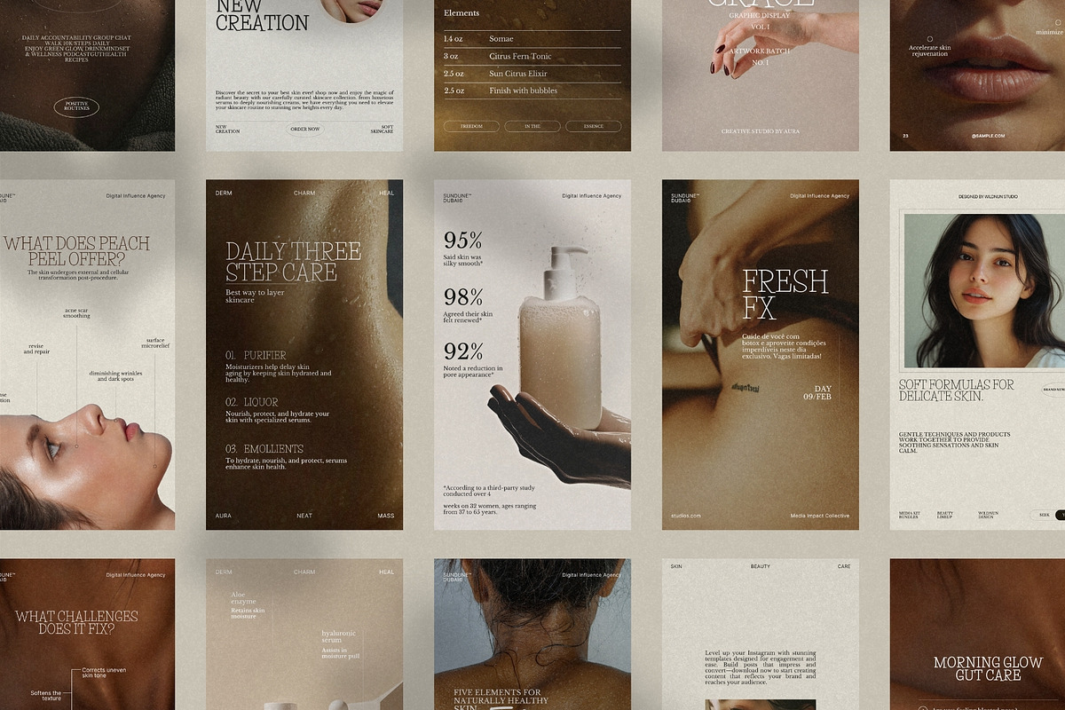 Canva Stories for Skincare Brand preview 7