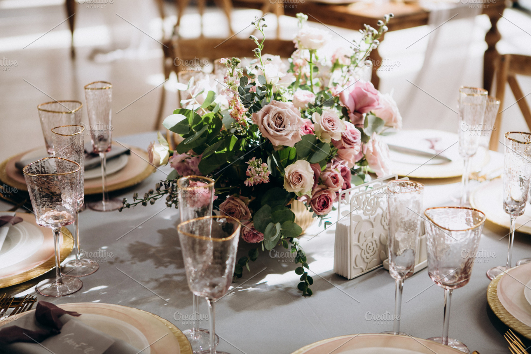 Wedding table decoration & setting, a Holiday Photo by PRESETS & PICS BY MELNYK