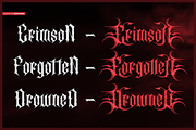 Crikthor | Black Metal Font, a Blackletter Font by Denustudios (Thumbnail 5 of 12)