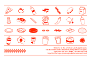 American Lunch · Burger Illustration, a Food Illustration by BluWisp (Thumbnail 3 of 6)
