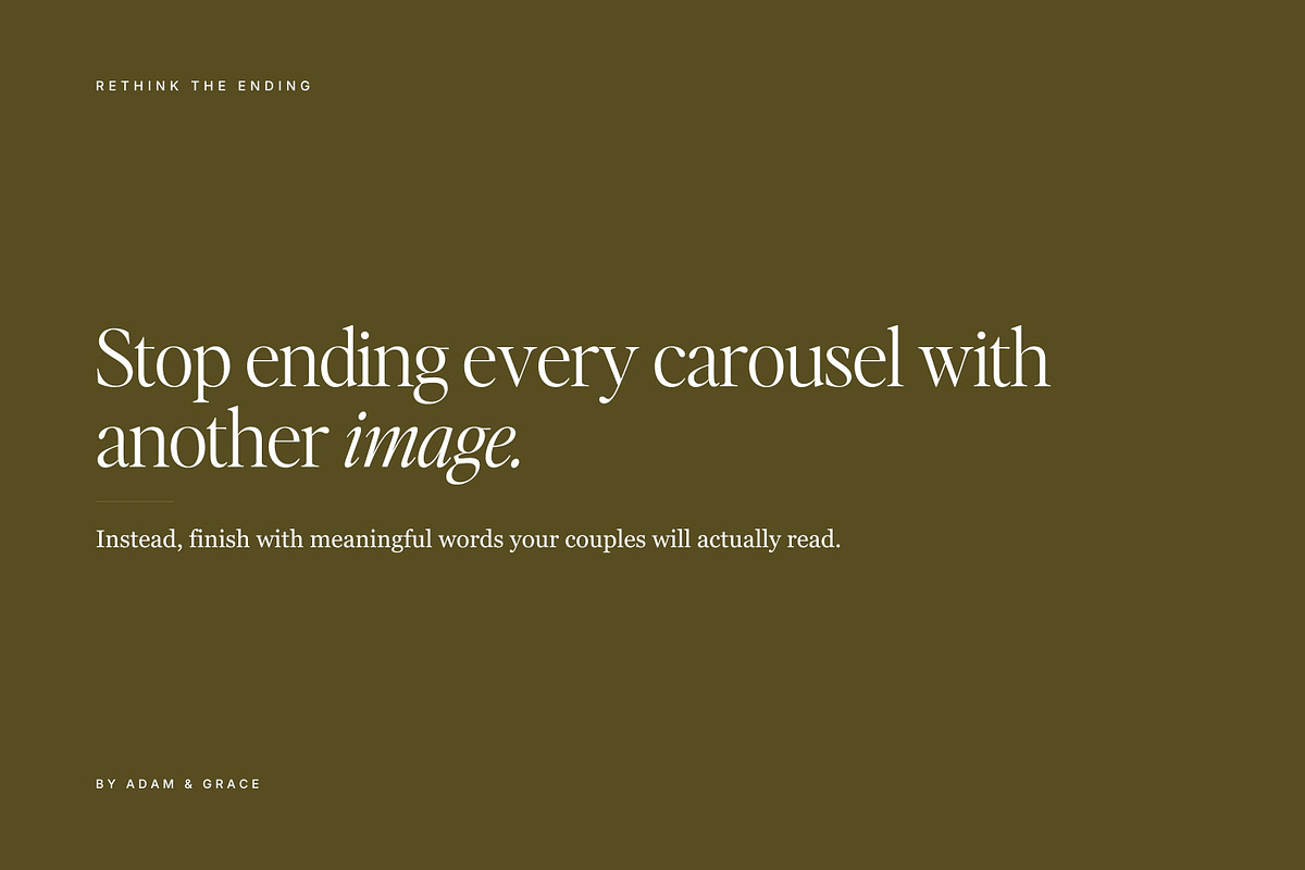 Wedding Instagram End Slides Canva, a Social Media Template by Adam and Grace (Photo 14 of 16)