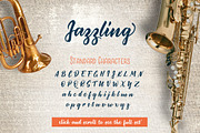 Jazzling - Script & Sans Font Duo, a Script Font by milenabdesign (Thumbnail 12 of 13)
