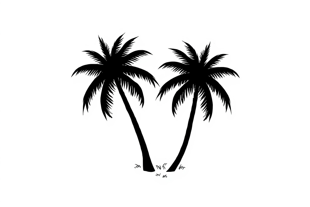Tropical Palm Tree Bundle, an Illustration by BIPLOB EXPERT (Photo 4 of 21)