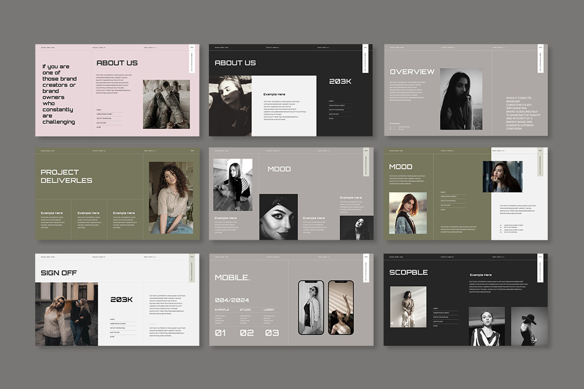 Brand Proposal Presentation Template, a Templates & Theme by Slide_Genius1 (Photo 5 of 6)
